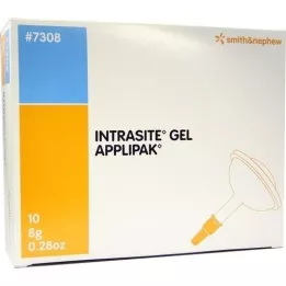 INTRASITE Gel Hydrogel nettoyant pour plaies, 10X8 g