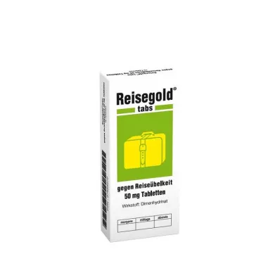 REISEGOLD Tabs contre le mal des transports, 10 pc REISEGOLD Tabs contre le mal des transports, 10 pc