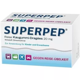 SUPERPEP Gomme à mâcher Voyage 20 mg, 20 pces