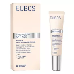 EUBOS CrèmeSérum Contour des Yeux Anti-Age Hyaluron, 15 ml