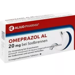 OMEPRAZOL AL 20 mg b.Sodbr.comprimés gastro-résistants, 14 comprimés
