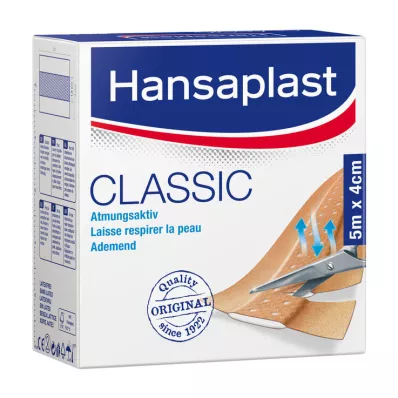 HANSAPLAST Pansement Classic 4 cmx5 m, 1 pc
