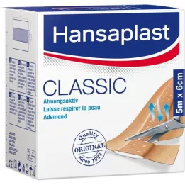 HANSAPLAST Pansement Classic 6 cmx5 m, 1 pc