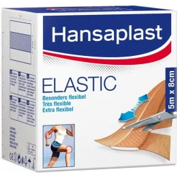 HANSAPLAST Pansement élastique 8 cmx5 m, 1 pc