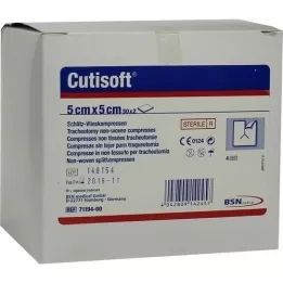 CUTISOFT Compresses non tissées fendues, 50X2 pces