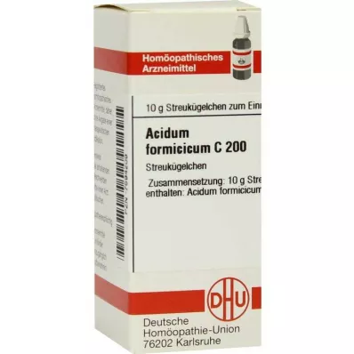 ACIDUM FORMICICUM C 200 globules, 10 g