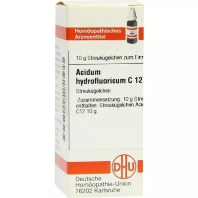 ACIDUM HYDROFLUORICUM C 12 globules, 10 g