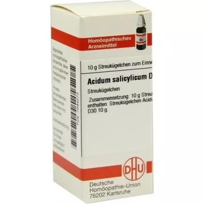 ACIDUM SALICYLICUM D 30 globules, 10 g