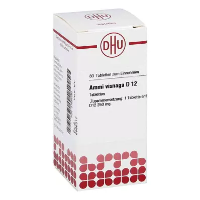 Comprimés Ammi Visnaga D12 (80 pièces)