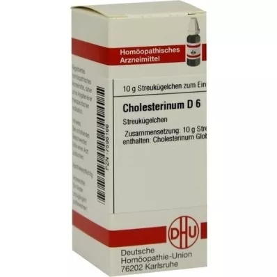 CHOLESTERINUM Globules D 6, 10 g