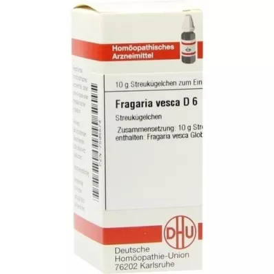 FRAGARIA VESCA Globules D 6, 10 g