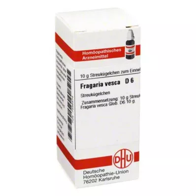 DHU Fragaria vesca D 6 globules, 10 g