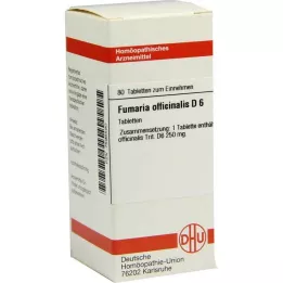 FUMARIA OFFICINALIS D 6 comprimés, 80 pc