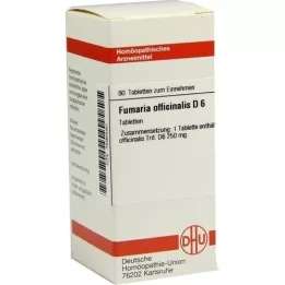 FUMARIA OFFICINALIS D 6 comprimés, 80 pc