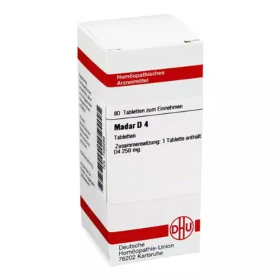DHU Madar D 4 comprimés, 80 pc DHU Madar D 4 comprimés, 80 pc