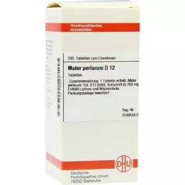 MATER PERLARUM Comprimés D 12, 200 pc