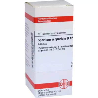 DHU Spartium Scoparium D 12 comprimés, 80 pc DHU Spartium Scoparium D 12 comprimés, 80 pc