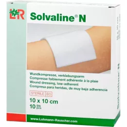 SOLVALINE N Compresses 10x10 cm stériles, 10 pces