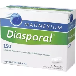 MAGNESIUM DIASPORAL 150 gélules, 100 pcs