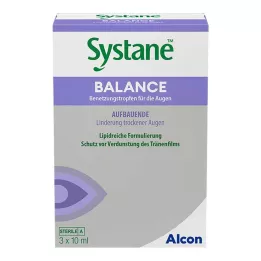 SYSTANE BALANCE Gouttes lubrifiantes pour les yeux, 3X10 ml