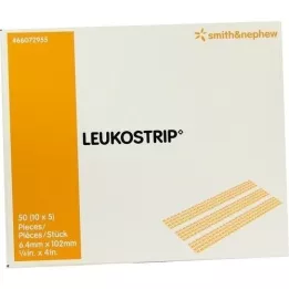 LEUKOSTRIP Bande de suture 6,4x102 mm, 10X5 pces