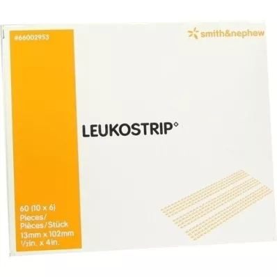 LEUKOSTRIP Bande de suture 13x102 mm, 10X6 pces