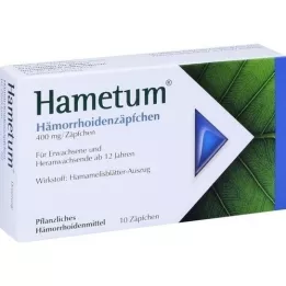 HAMETUM Suppositoires hémorroïdes, 10 pces