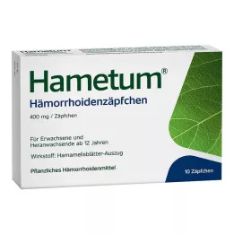 HAMETUM Suppositoires hémorroïdes, 10 pces