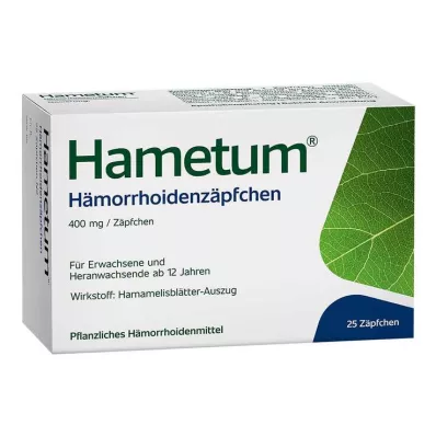 HAMETUM Suppositoires anti-hémorroïdes, 25 pces
