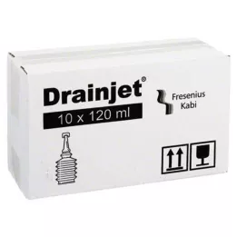 FREKA DRAINJET Solution saline 0,9% ISO, 10X120 ml