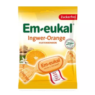 Em-eukal toux gouttes gingembre orange sans sucre, 75 g Em-eukal toux gouttes gingembre orange sans sucre, 75 g
