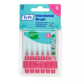 TEPE Brossette interdentaire Original 0,4mm ISO 0 rose, 6 pces