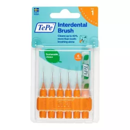 TEPE Brosse interdentaire Original 0,45mm ISO 1 orange, 6 pces