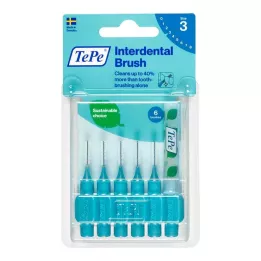 TEPE Brossette interdentaire Original 0,6mm ISO 3 bleu, 6 pces