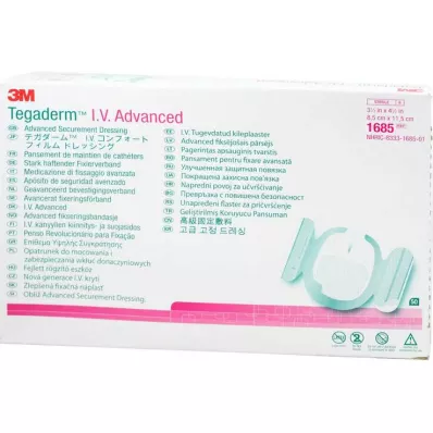 Tegaderm 3M i.v. Plâtre avancé 8,5x11,5cm 1685, 50 pc