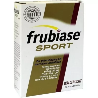 FRUBIASE SPORT Fruits des bois en comprimés effervescents, 20 pc