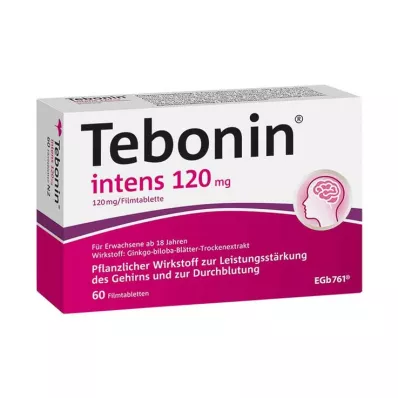 TEBONIN intens 120 mg comprimés pelliculés, 60 comprimés