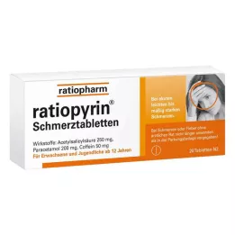 RATIOPYRIN Comprimés contre la douleur, 20 pces