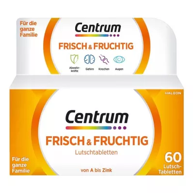 CENTRUM frais &amp; fruité Comprimés à sucer, 60 pcs