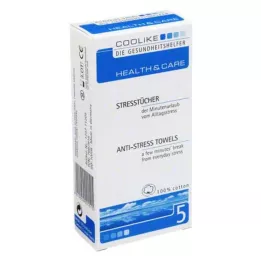 COOLIKE Lingettes anti-stress, 5 pces