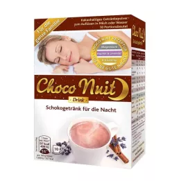 CHOCO NUIT Boisson chocolatée Bonne Nuit en poudre, 10pcs