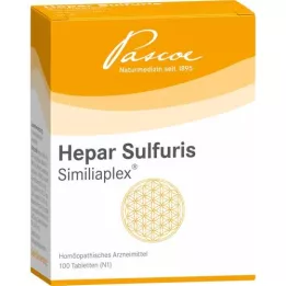 HEPAR SULFURIS SIMILIAPLEX Comprimés, 100 pcs