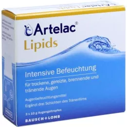 ARTELAC Lipids MD Gel contour des yeux, 3X10 g