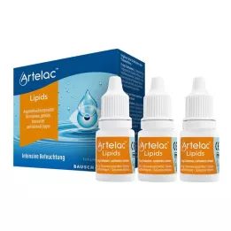 ARTELAC Lipids MD Gel contour des yeux, 3X10 g