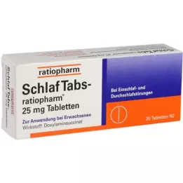 SCHLAF TABS-comprimés ratiopharm 25 mg, 20 pc