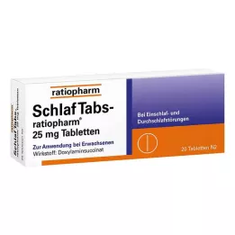 SCHLAF TABS-comprimés ratiopharm 25 mg, 20 pc