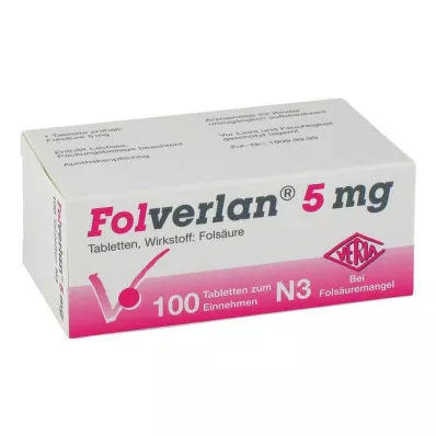 Folverlan 5 mg comprimés, 100 pc