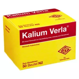 KALIUM VERLA Granulés, 50 pcs
