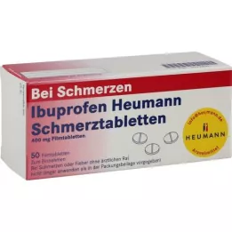 IBUPROFEN Heumann comprimés contre la douleur 400 mg, 50 comprimés