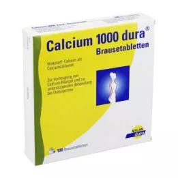 CALCIUM 1000 dura comprimés effervescents, 100 pc